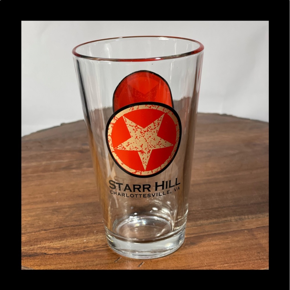 Starr Hill beer drinking glass Tumbler